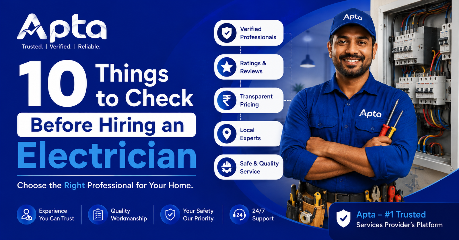 10 Things to Check Before Hiring an Electrician