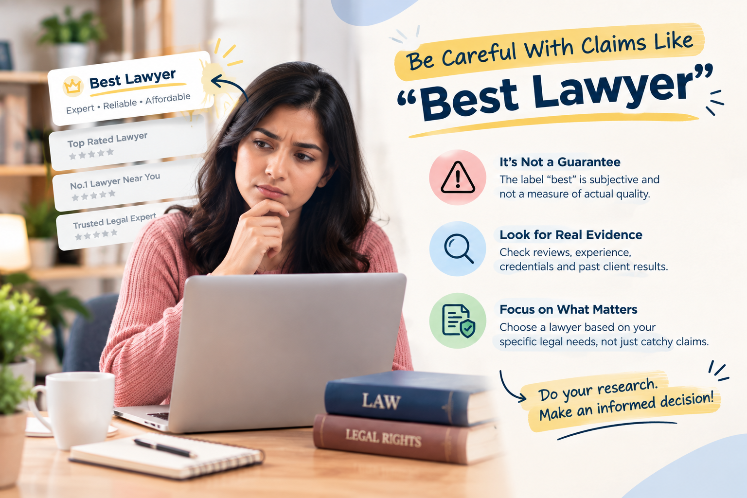 Be Careful With Claims Like “Best Lawyer”