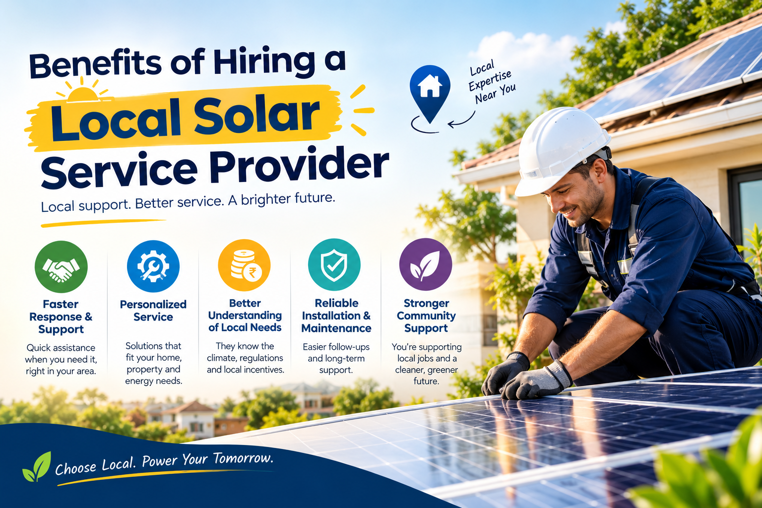 Benefits of Hiring a Local Solar Service Provider