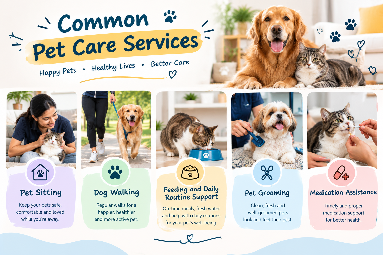 Common Pet Care Services