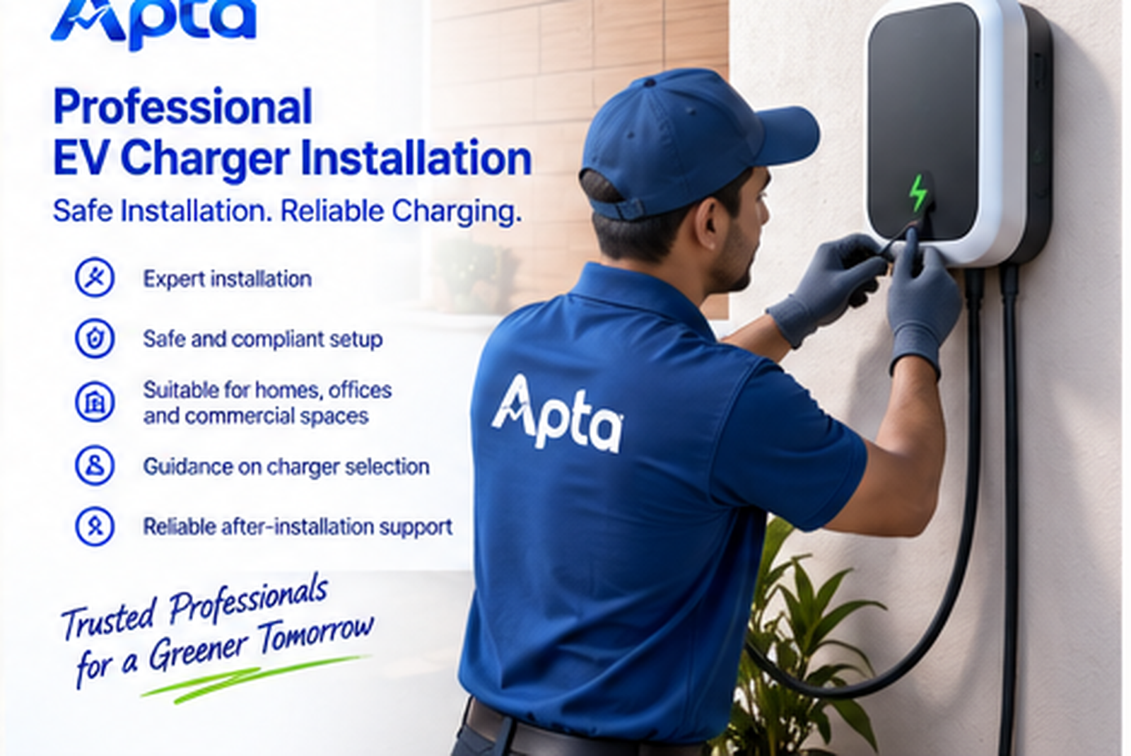 EV charger installation professional