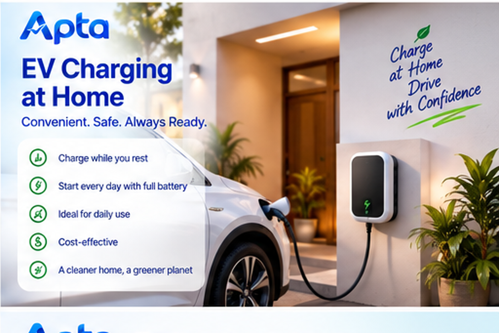 Home EV charging setup