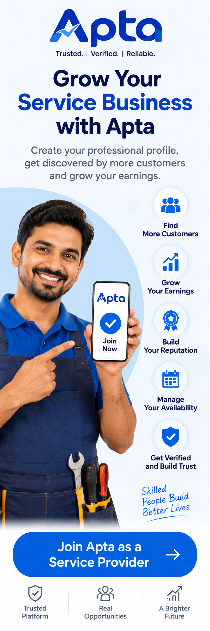 Join Apta as Service Provider