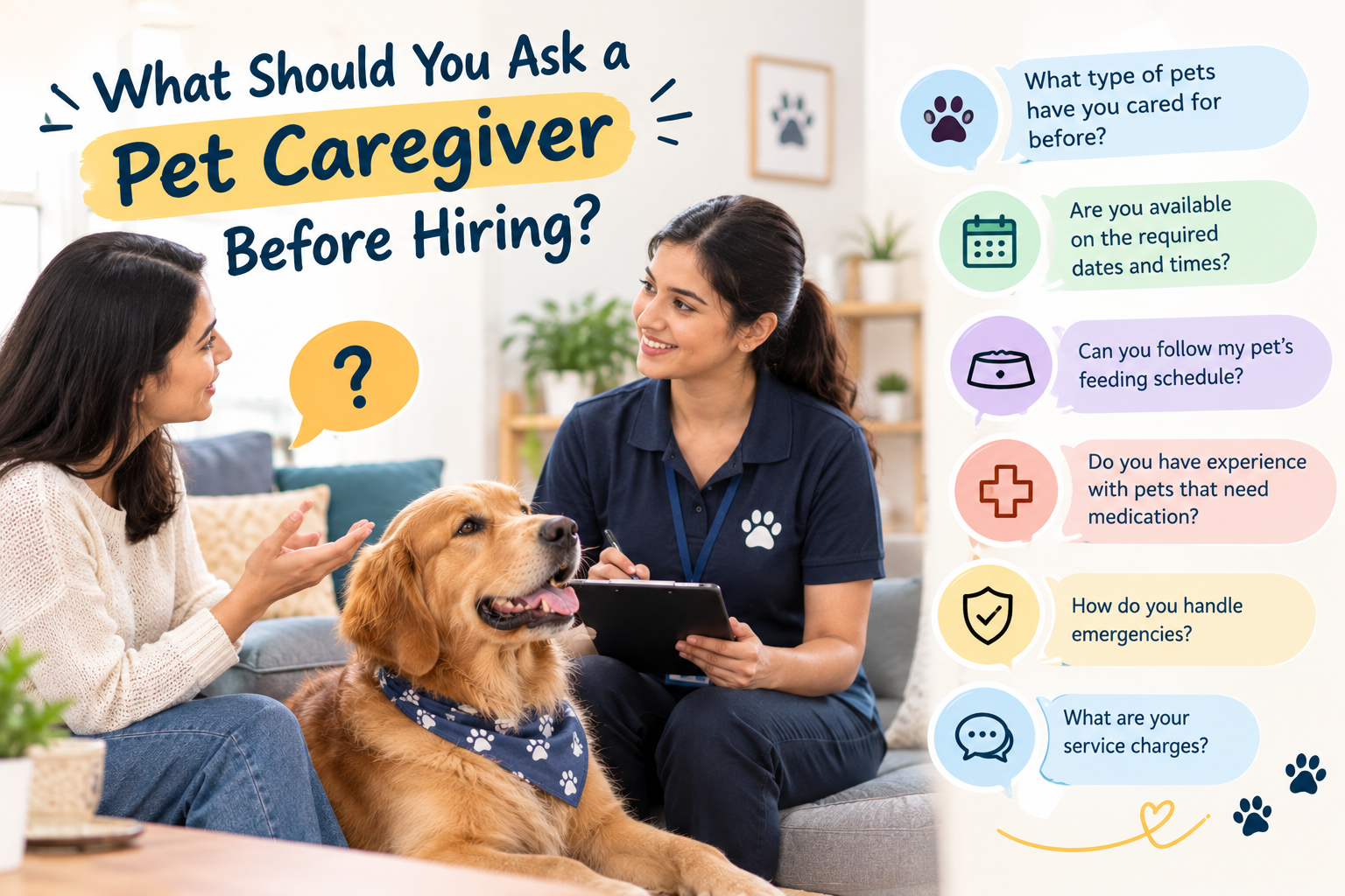 Questions to Ask a Pet Caregiver Before Hiring